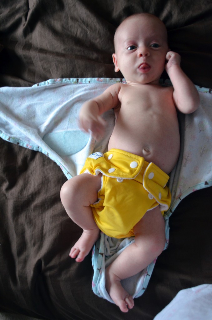 Isla in FuzziBunz Cloth Diapers Isla in FuzziBunz Cloth Diapers