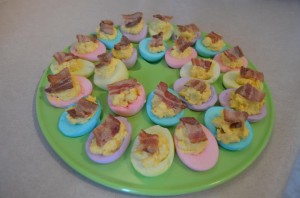 Fancy Easter [deviled] eggs