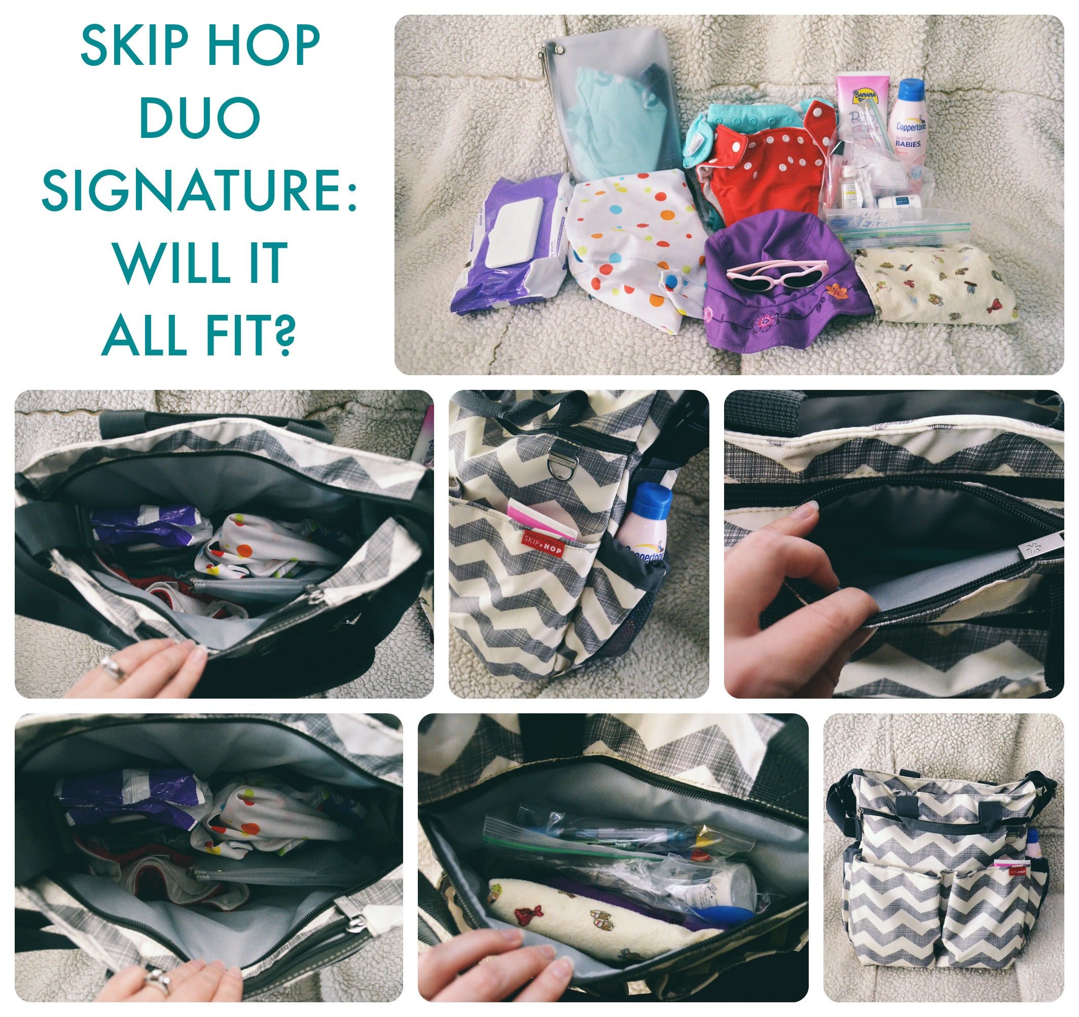 skip hop signature diaper bag