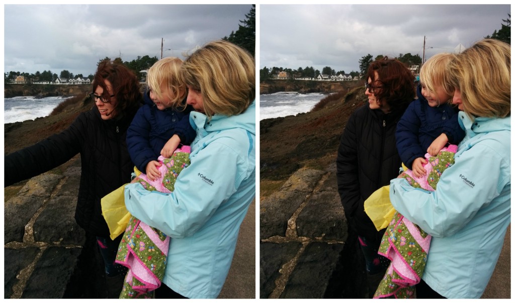 Seeing the spouting horn in Depoe Bay