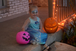 Isla on Halloween