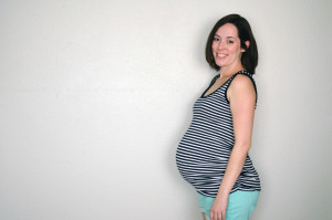 37 weeks belly pic